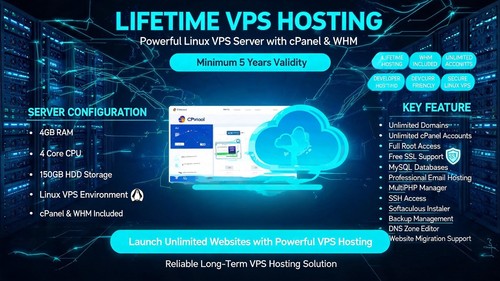Lifetime vps hosting - lifetime,