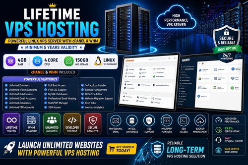 Lifetime vps hosting with - lifetime,