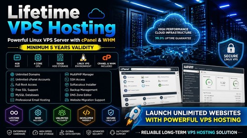Vps hosting lifetime plan - hosting,